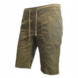 Prana Women's High-Waist Olive Drawstring Shorts